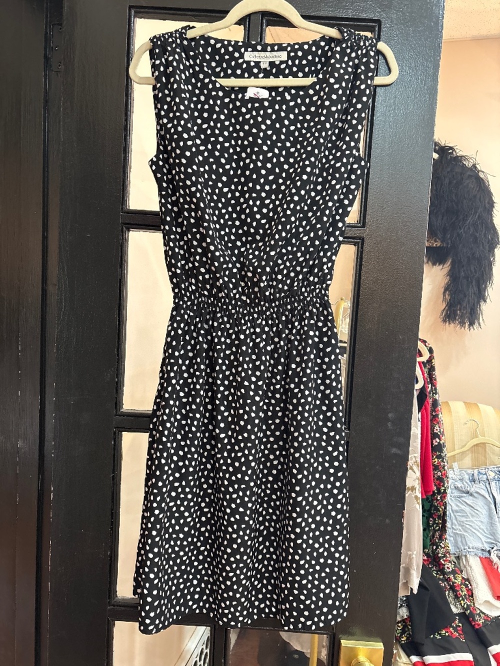 Catharine Malandrini polkadot dress